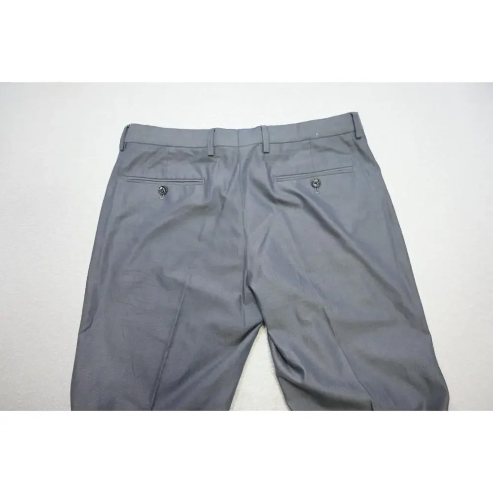 Express Photographer Slim Fit Gray‎ 2 Piece Suit Pants Jacket 32 x 30 38 R